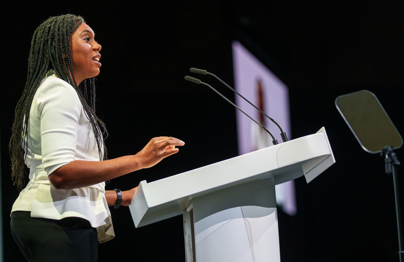 Kemi gives a speech at the Alliance for Responsible Citizenship Conference Kemi gives a speech at the Alliance for Responsible Citizenship Conference