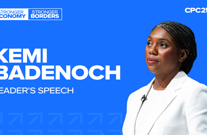 Kemi Badenoch closes Conference 